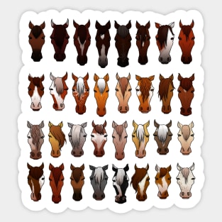 Horses Sticker